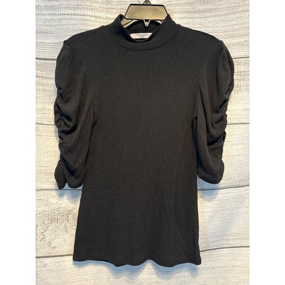 Project Social T Puff Sleeve Ribbed Shirt - Picture 1 of 2